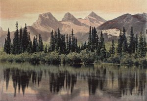 Three Sisters Mountain in Alberta District